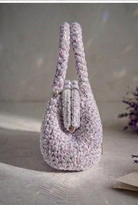 Handcrafted Crochet Handbag - MELLA Edition".