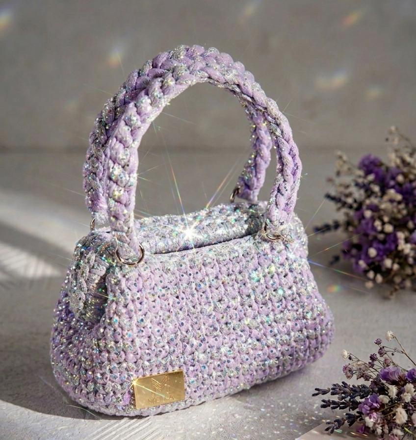 Handcrafted Crochet Handbag - MELLA Edition".