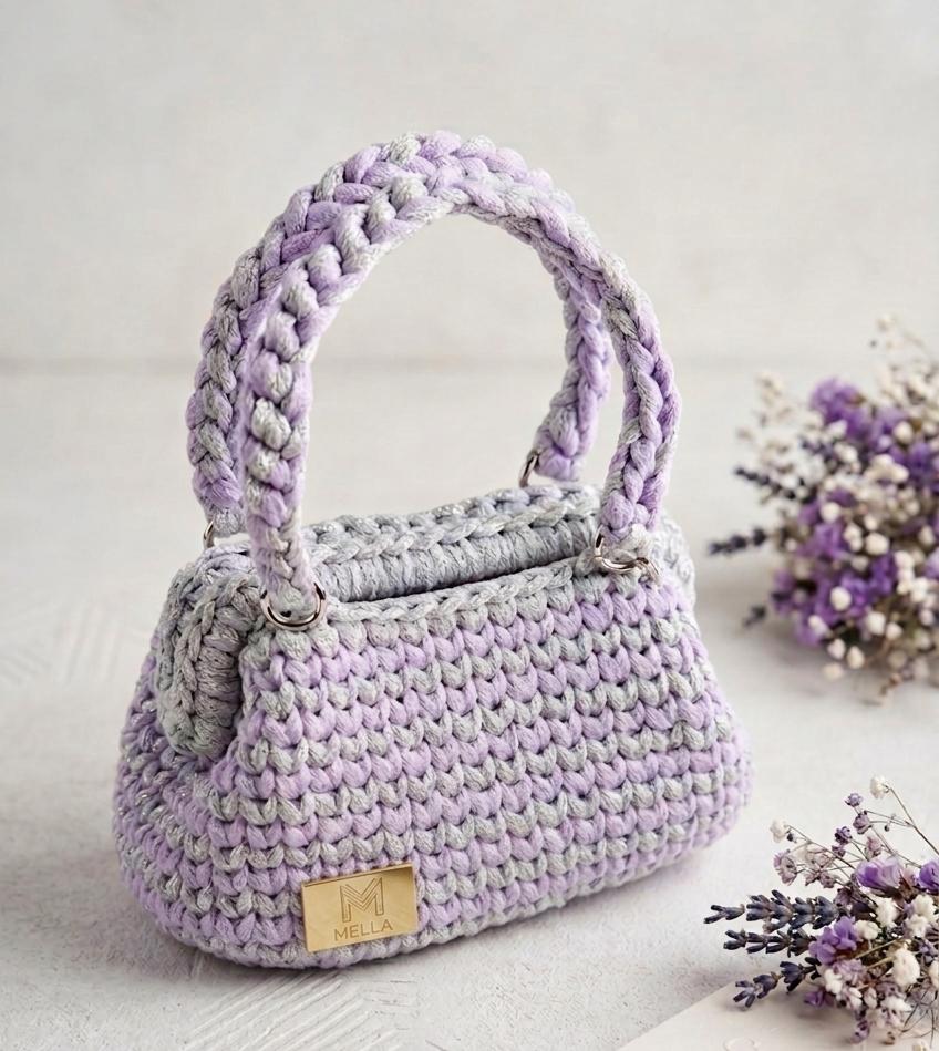 Handcrafted Crochet Handbag - MELLA Edition".